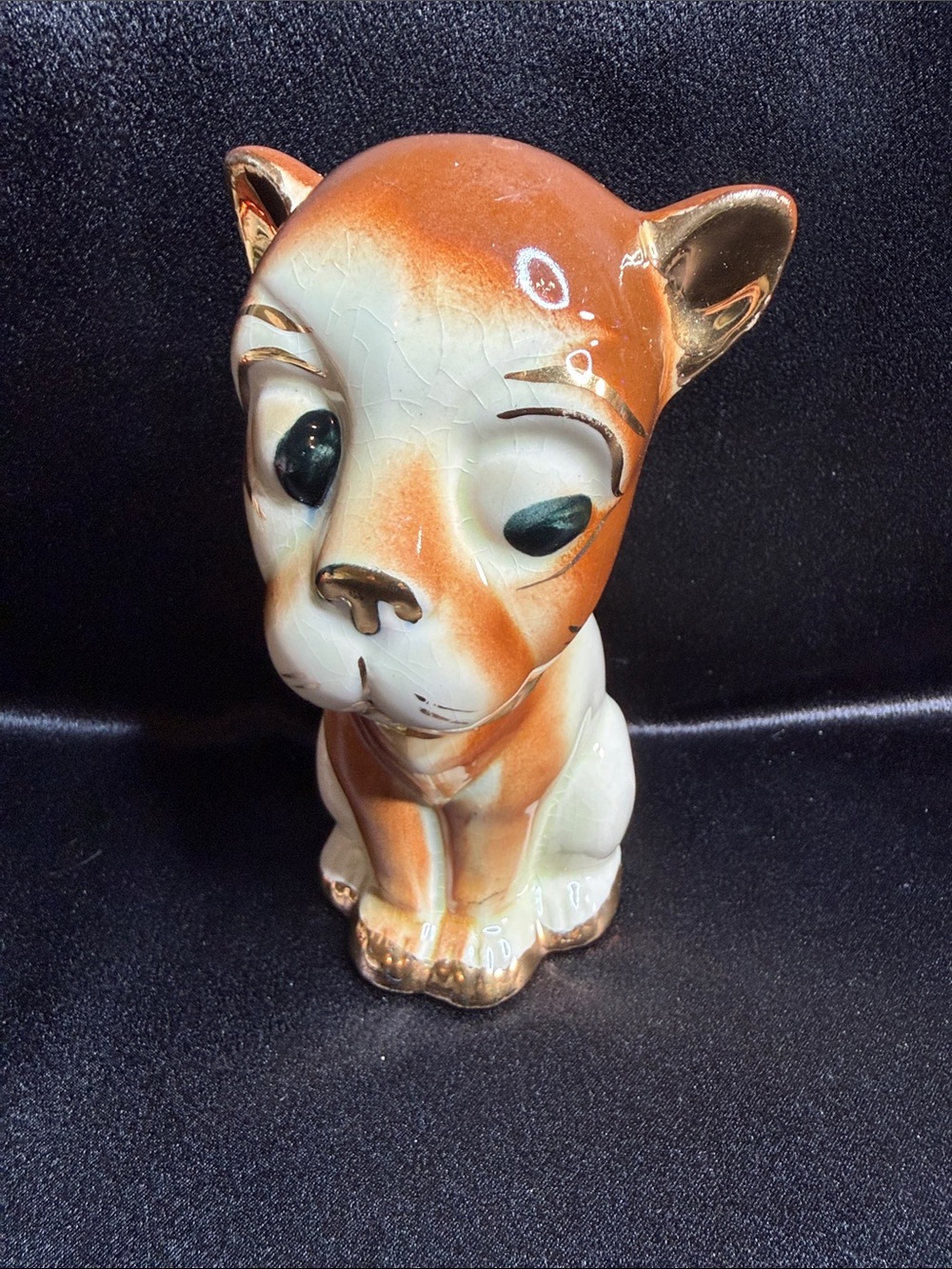 Vintage Ceramic Dog Figurine -